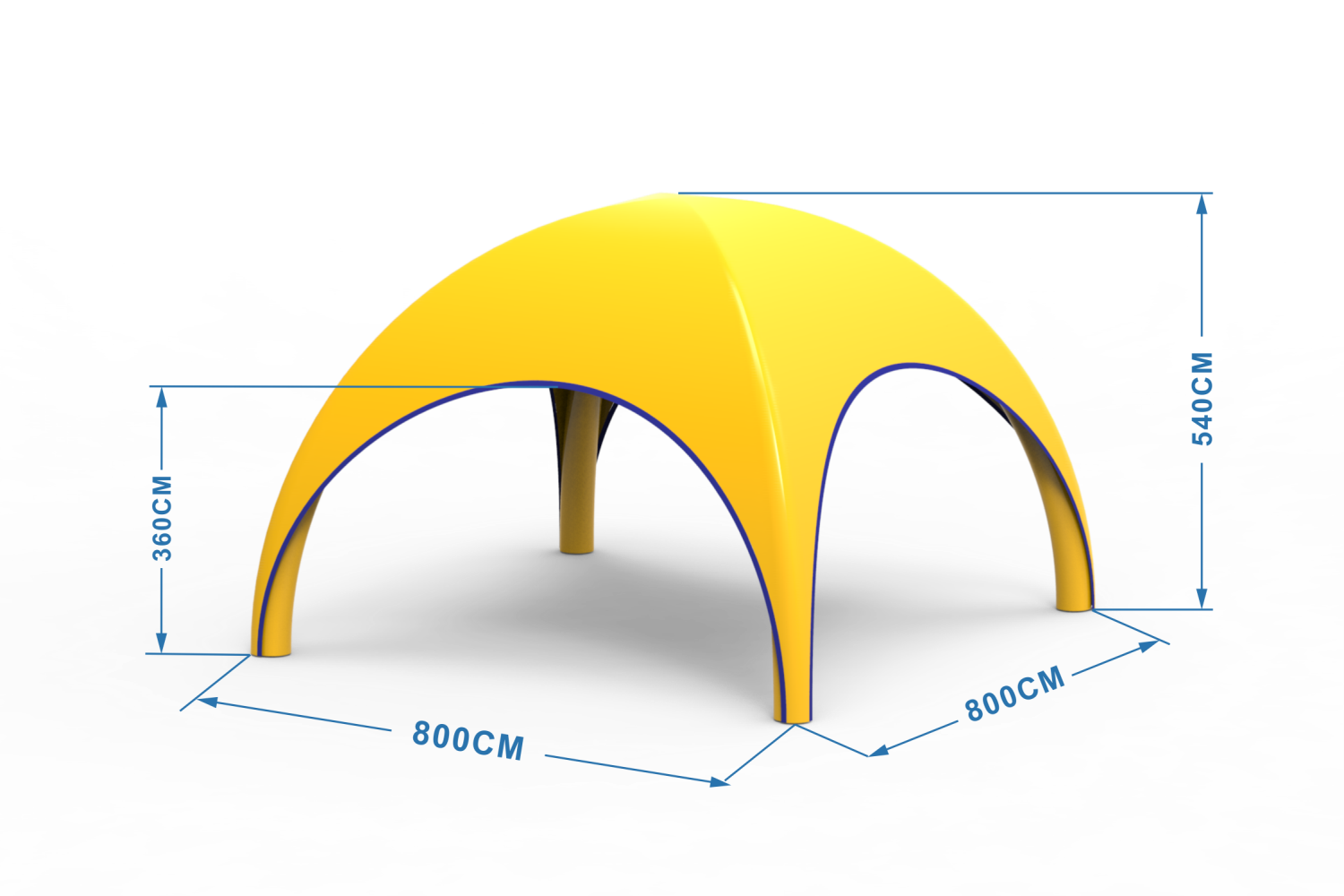 8M*8M Inflatable EVENT tent